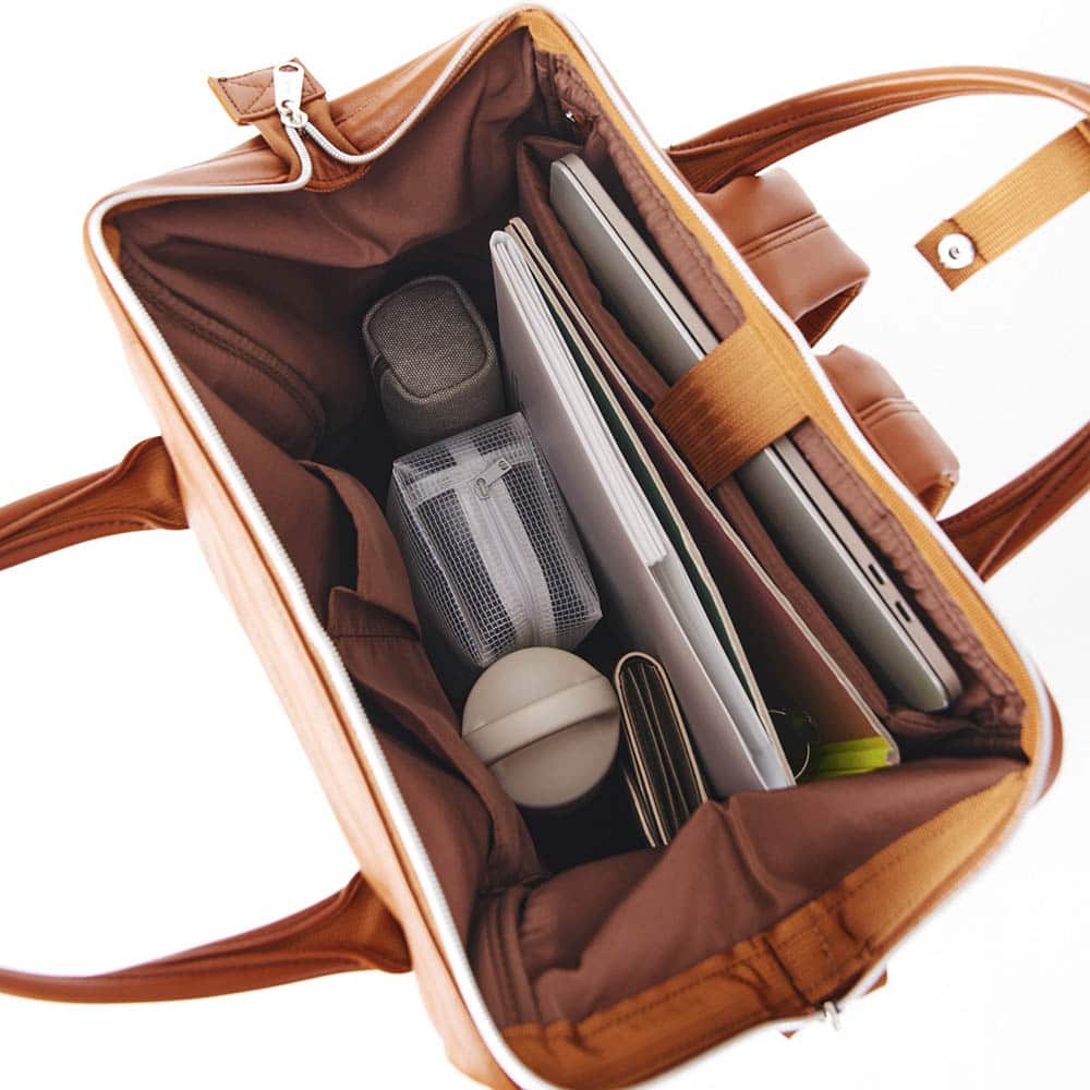 Backpack RETRO L Camel 3773
