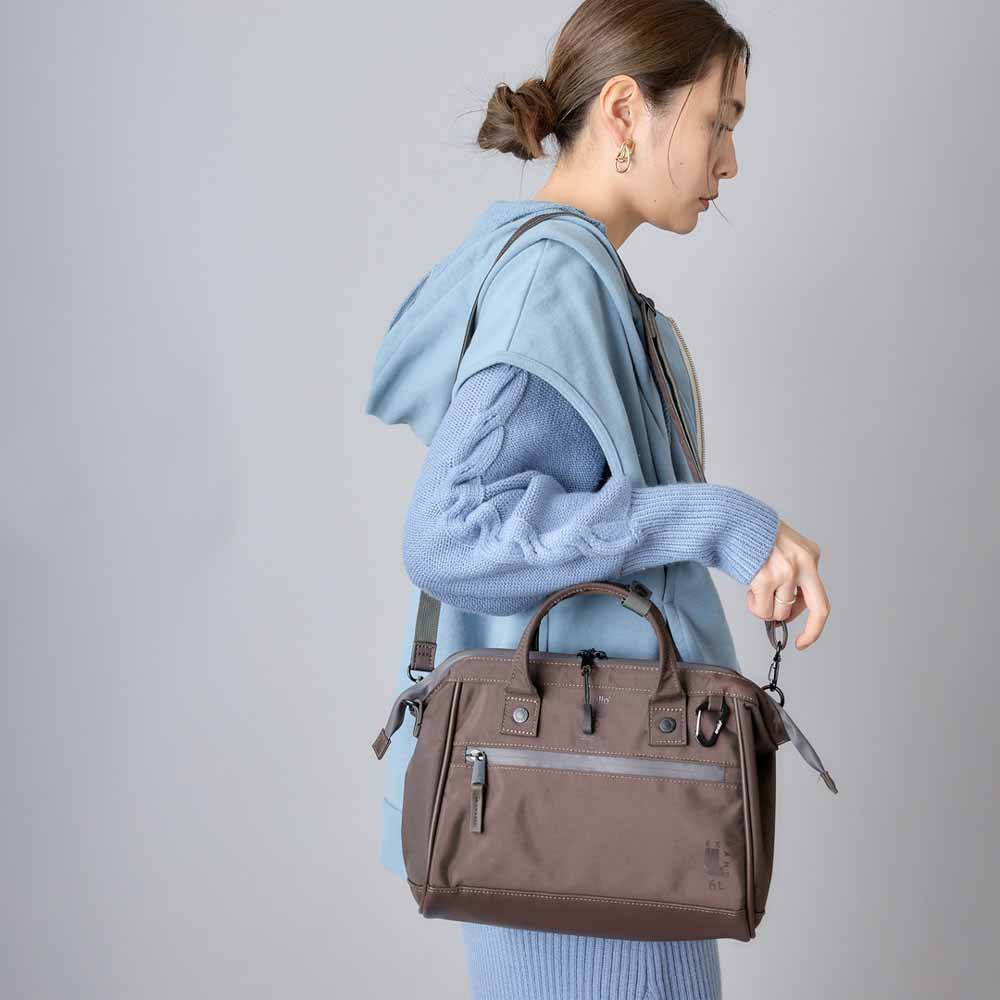 KUCHIGANE EXPAND-3 Side Bag Brown 4583