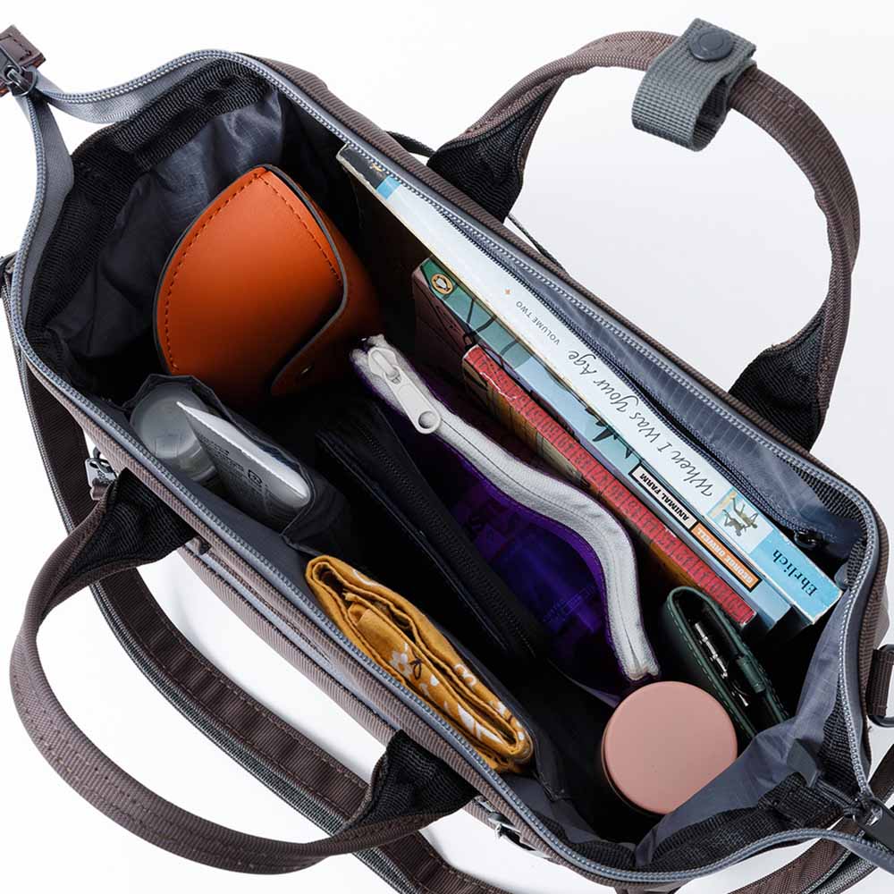 KUCHIGANE EXPAND-3 Side Bag Brown 4583