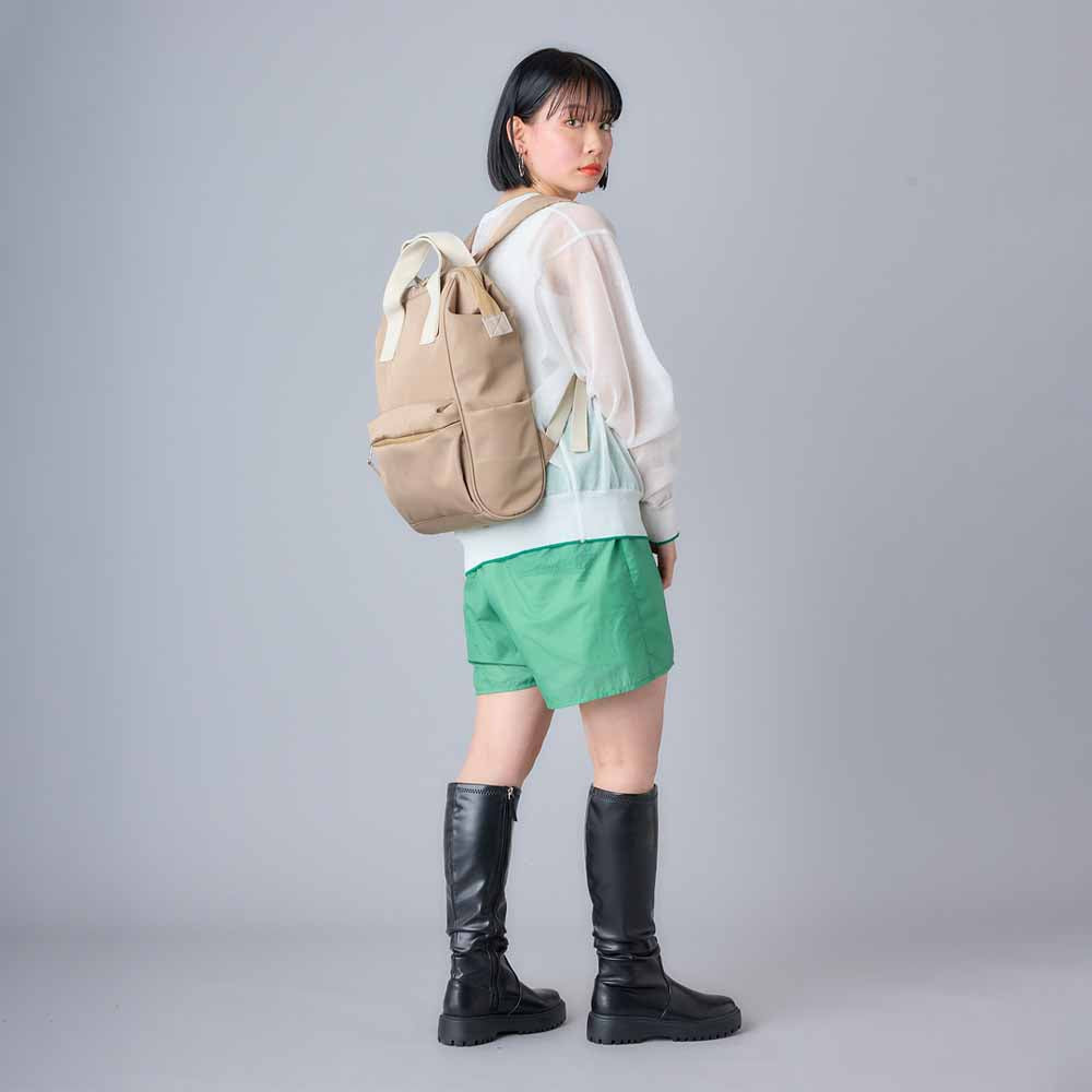 תיק גב KUCHIGANE R SONIA בז' 4614