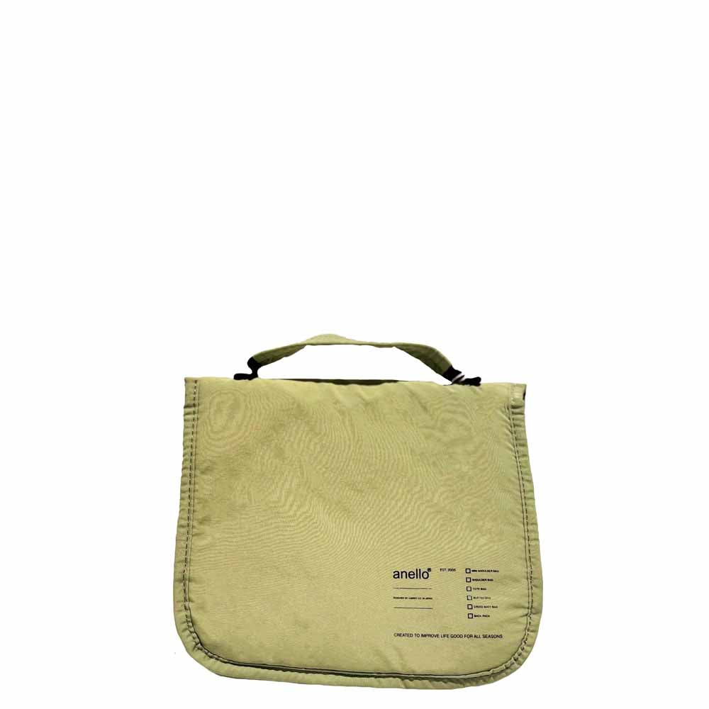 תיק רחצה עם תליה GUIDE ירוק זית 3566