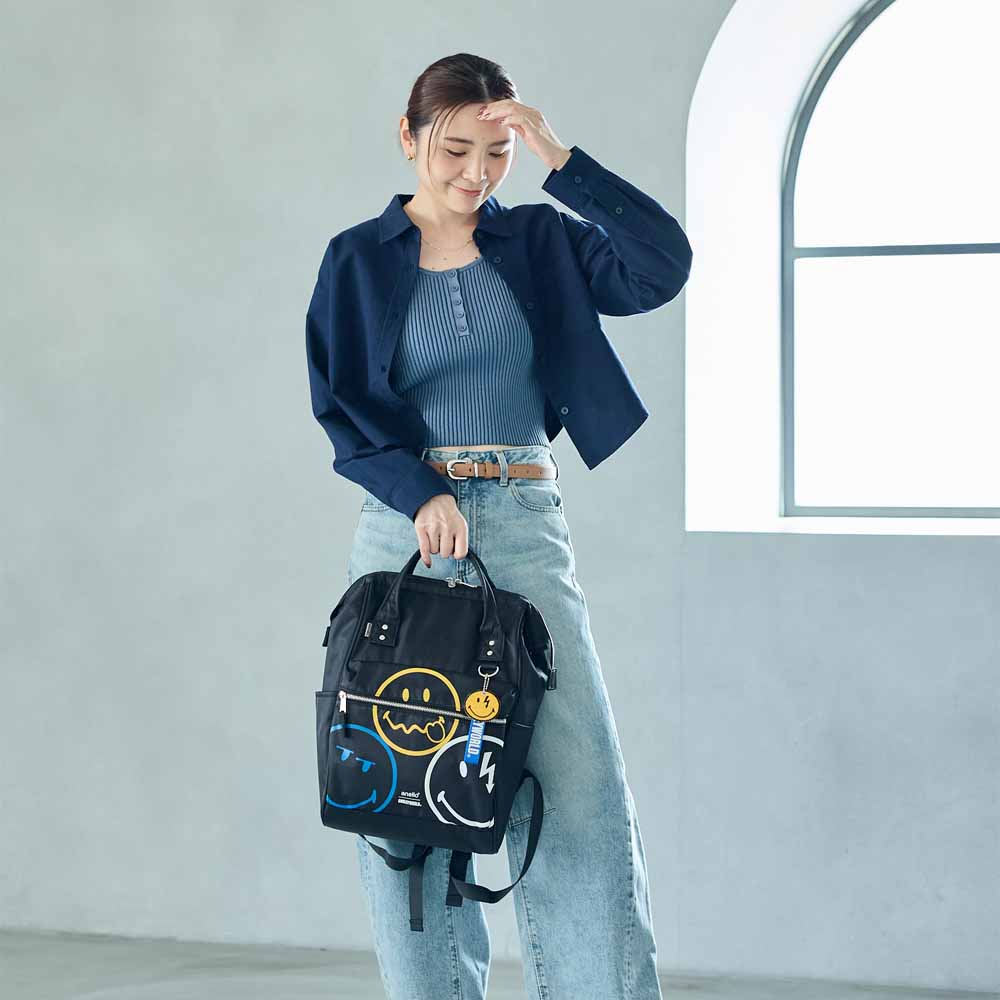 תיק גב KUCHIGANE R SMILEY שחור 006