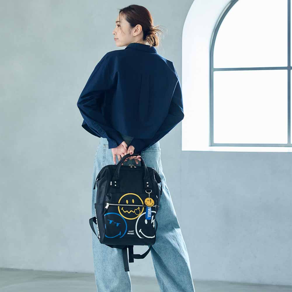 תיק גב KUCHIGANE R SMILEY שחור 006