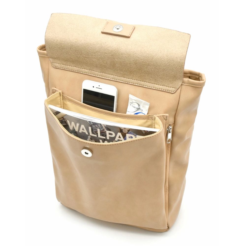 Basic black backpack