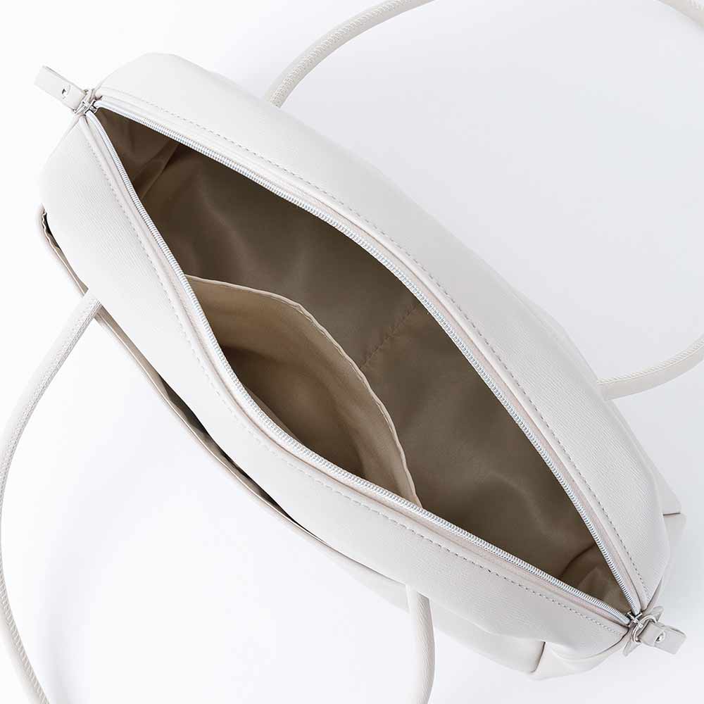 BOSTON White Shoulder Bag