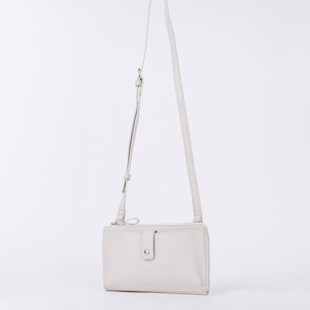 White smartphone wallet side bag