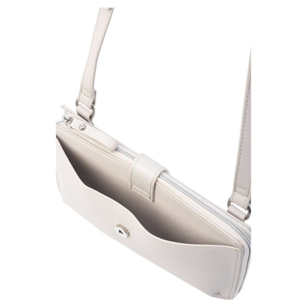 White smartphone wallet side bag