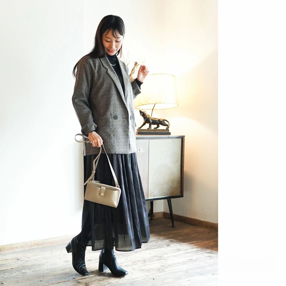 Smartphone cross-body bag with wallet in beige