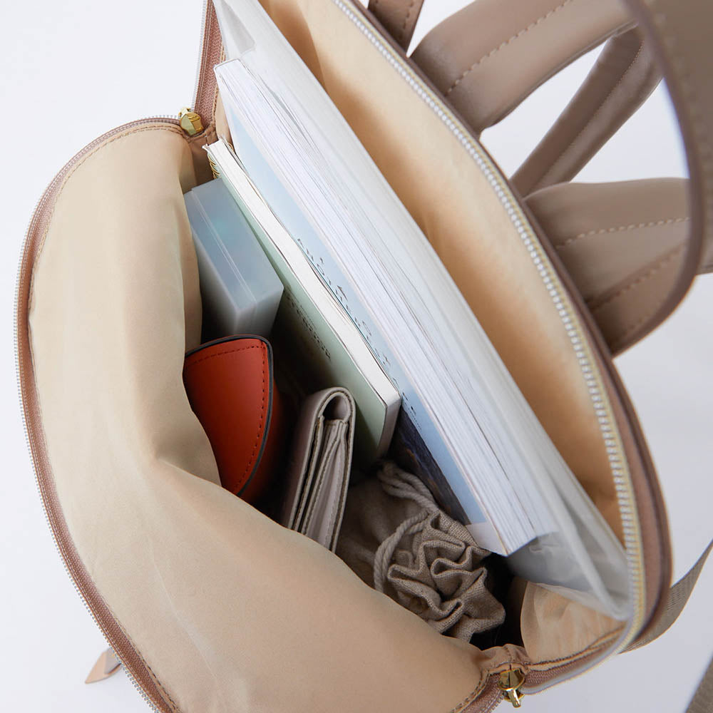 Soft Beige Backpack 3066