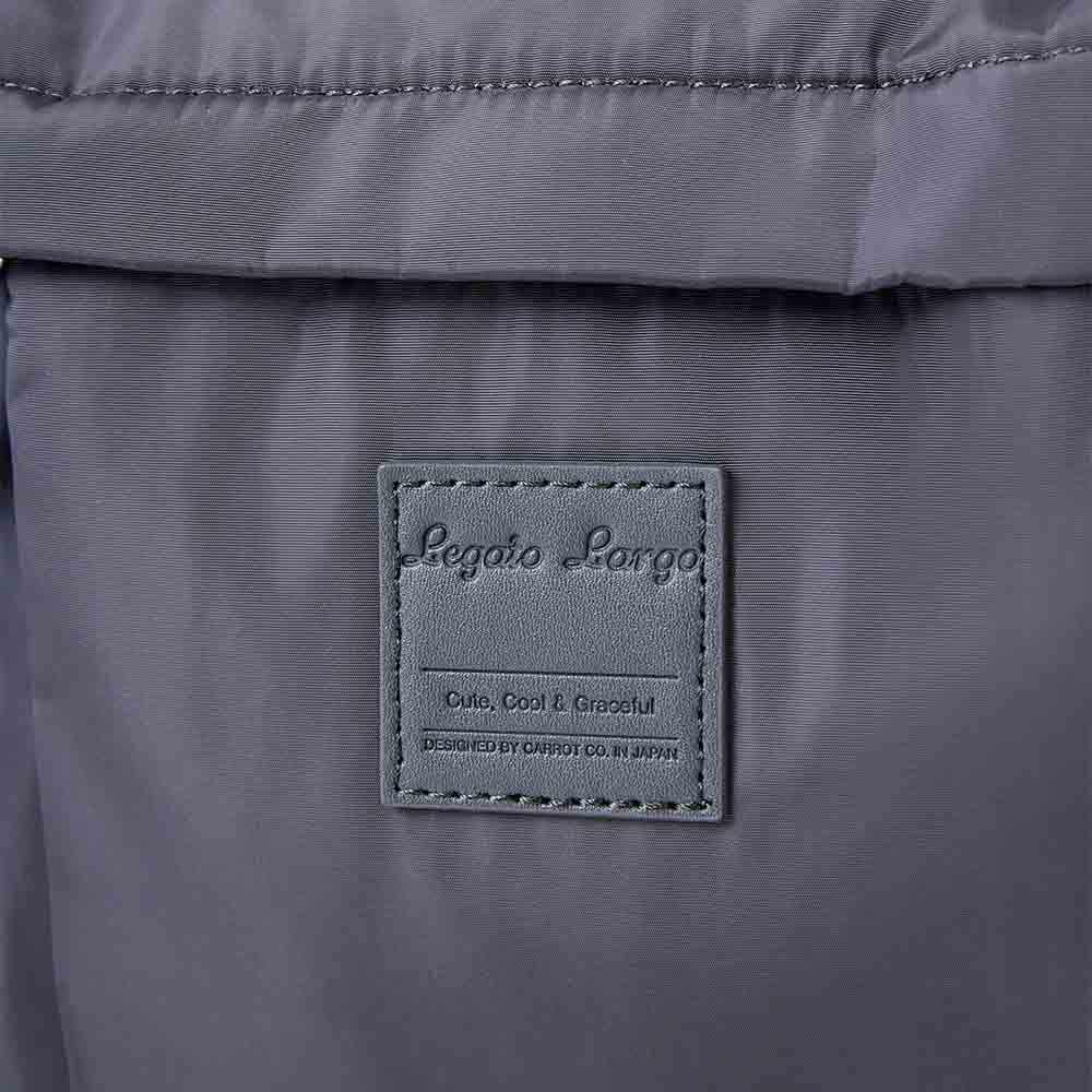 Large Silky Shoulder Bag Grey 0081