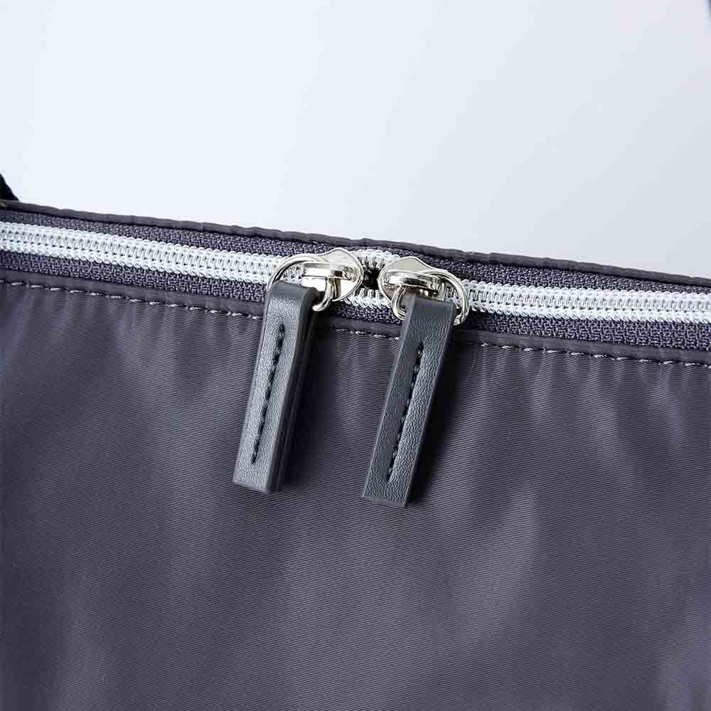 Large Silky Shoulder Bag Grey 0081