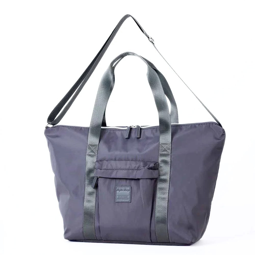 Large Silky Shoulder Bag Grey 0081