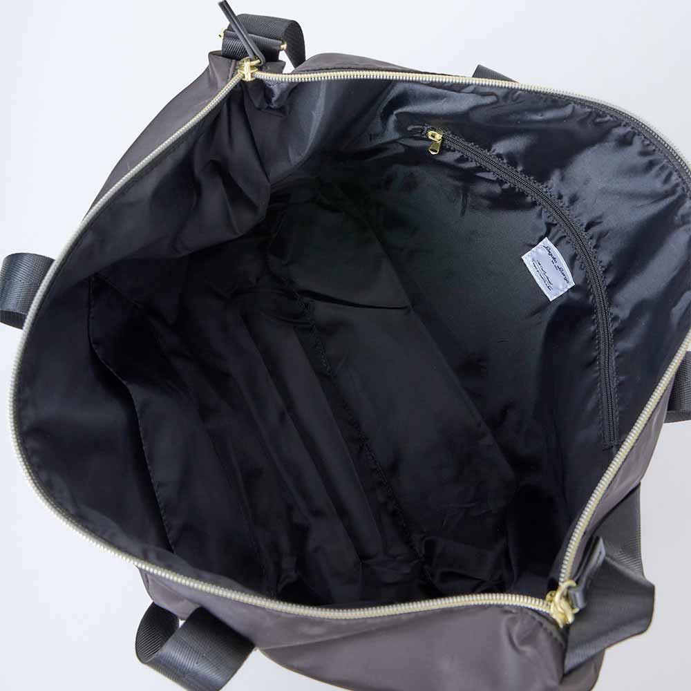 Large Silky Shoulder Bag Black 0081