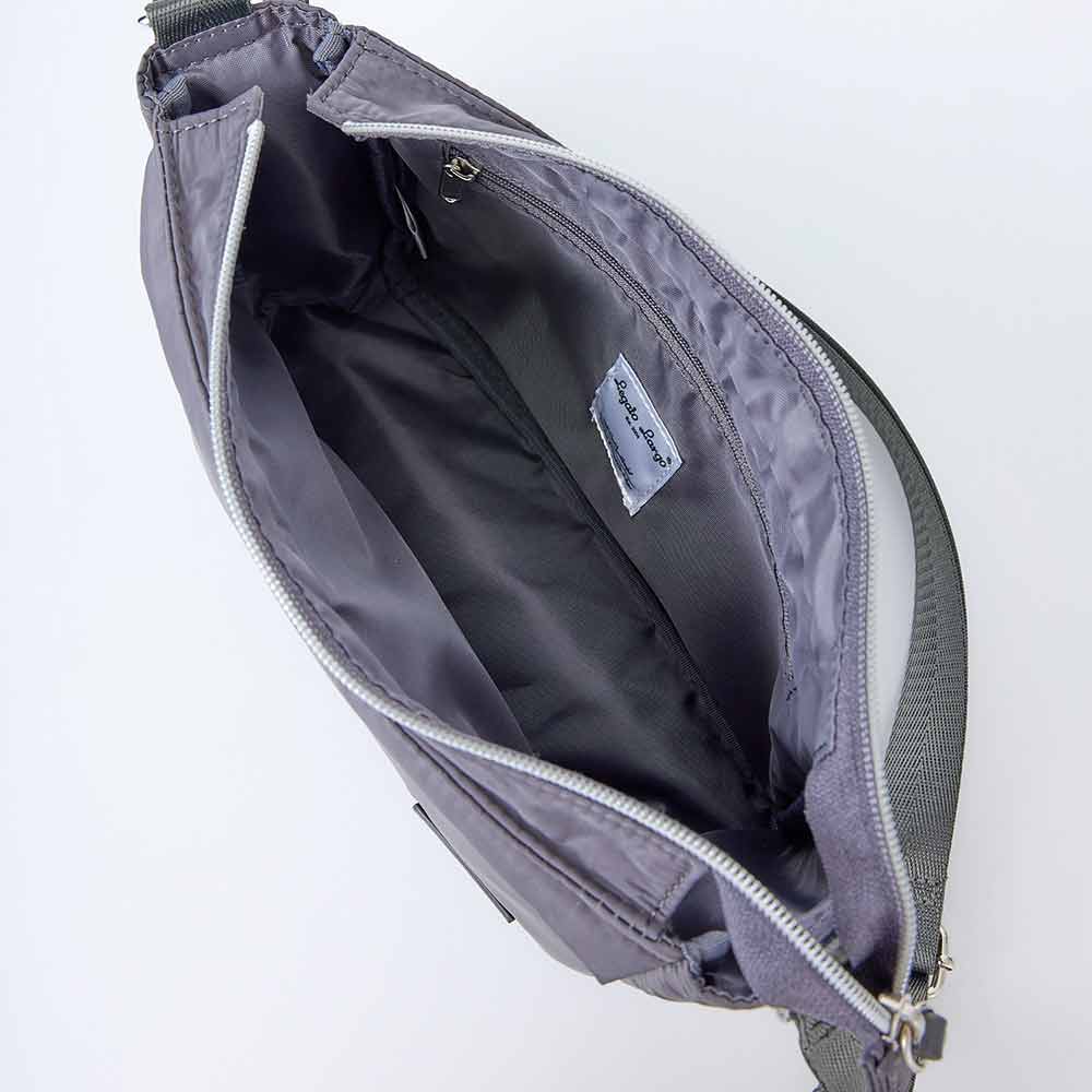 Small Silky Crossbody Bag Grey 0081