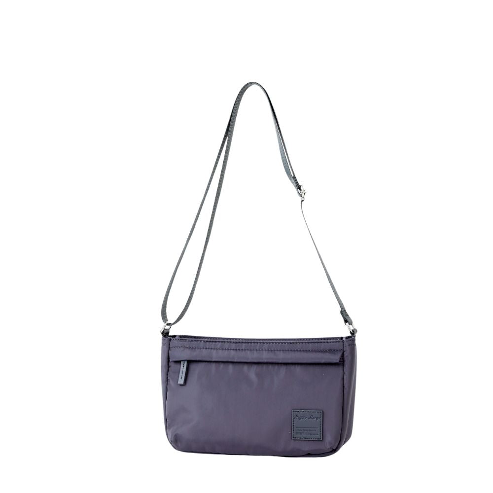Small Silky Crossbody Bag Grey 0081