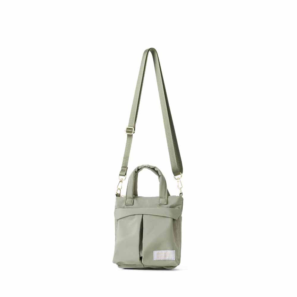 2WAY HELMET Mini Shoulder Bag Olive Green 0114