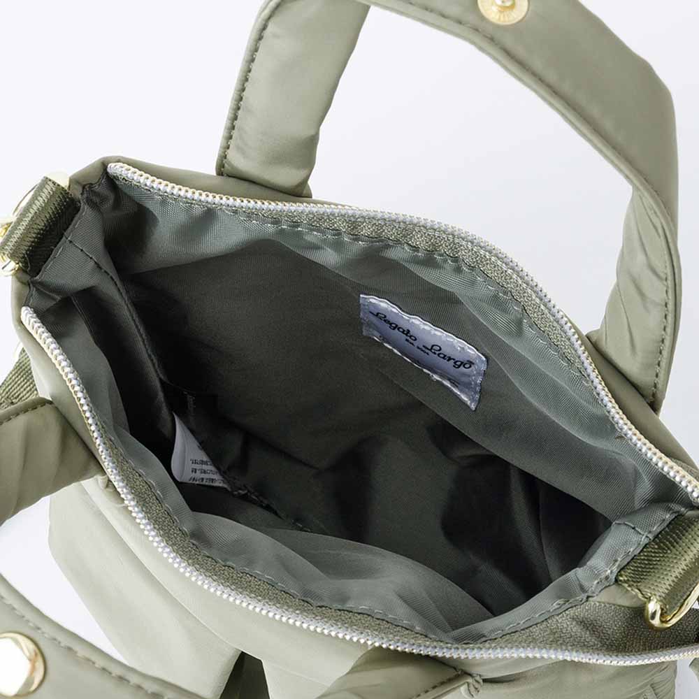 2WAY HELMET Mini Shoulder Bag Olive Green 0114