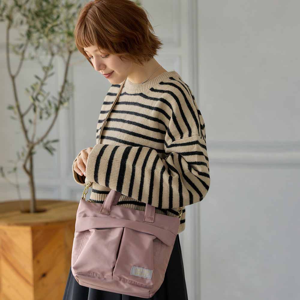 2WAY HELMET Pink Shoulder Bag 0111