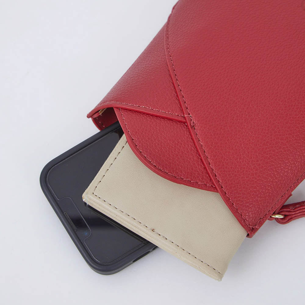 Red TULIP Crossbody Bag 3092