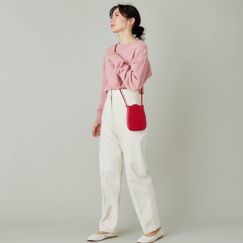 Red TULIP Crossbody Bag 3092