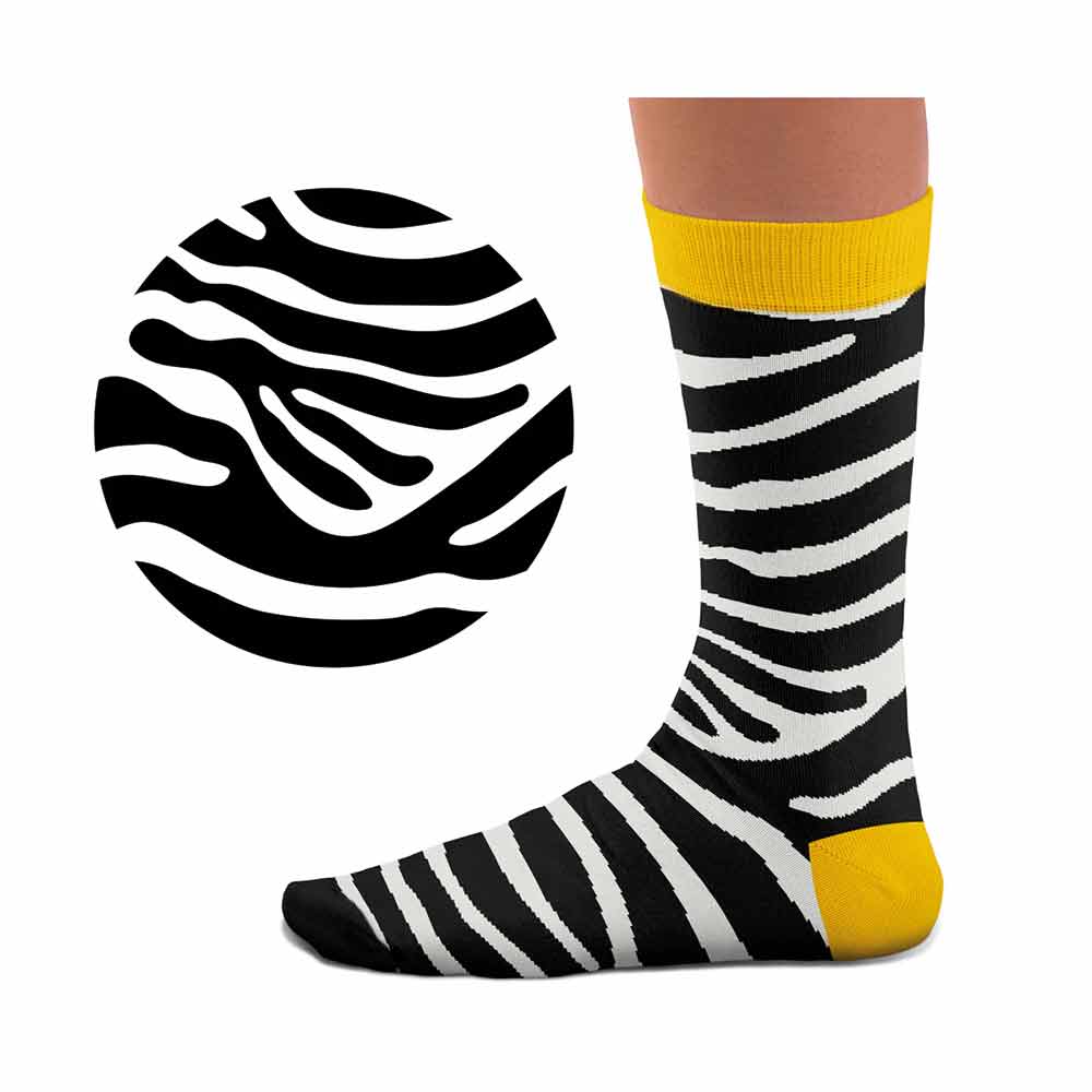 Zebra socks