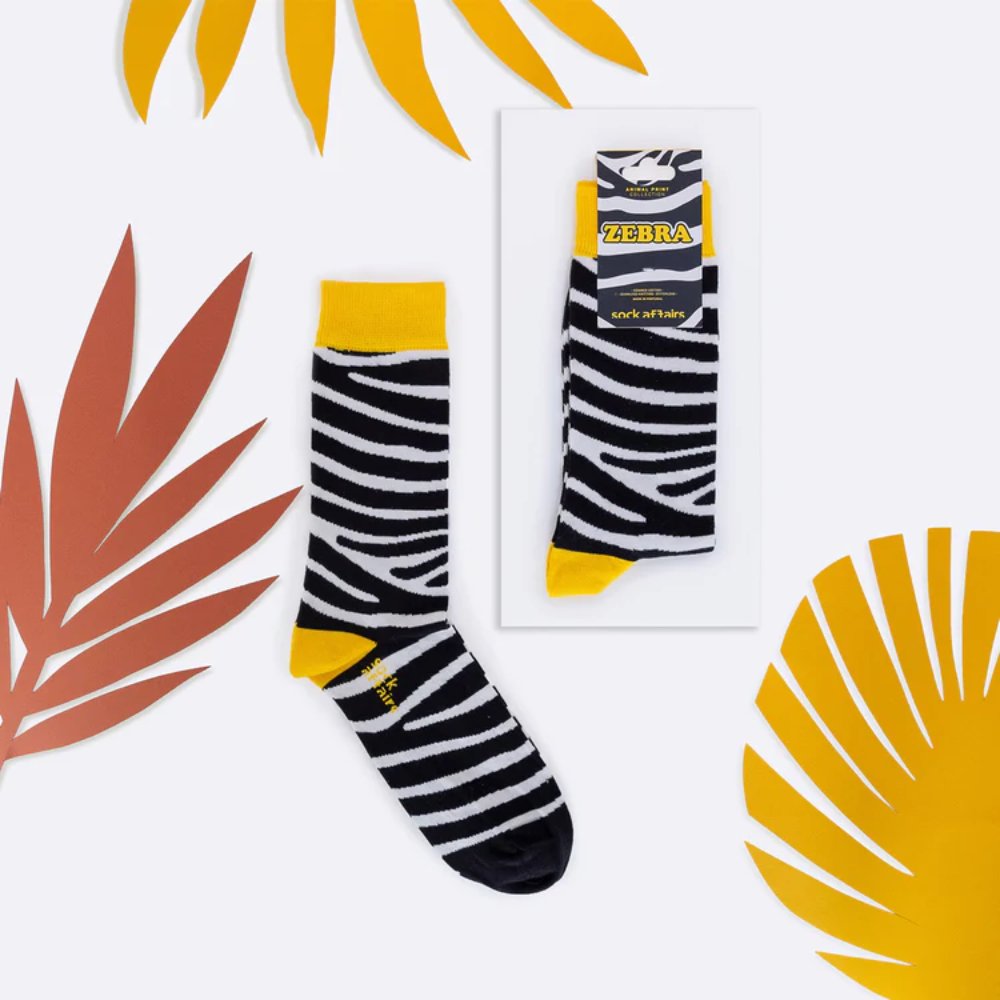 Zebra socks