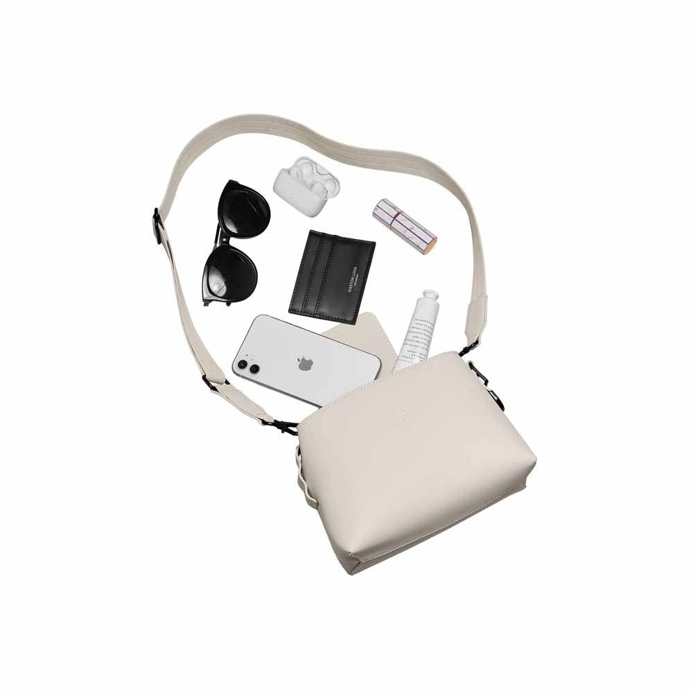 תיק צד קטן SPLASHINI קרם