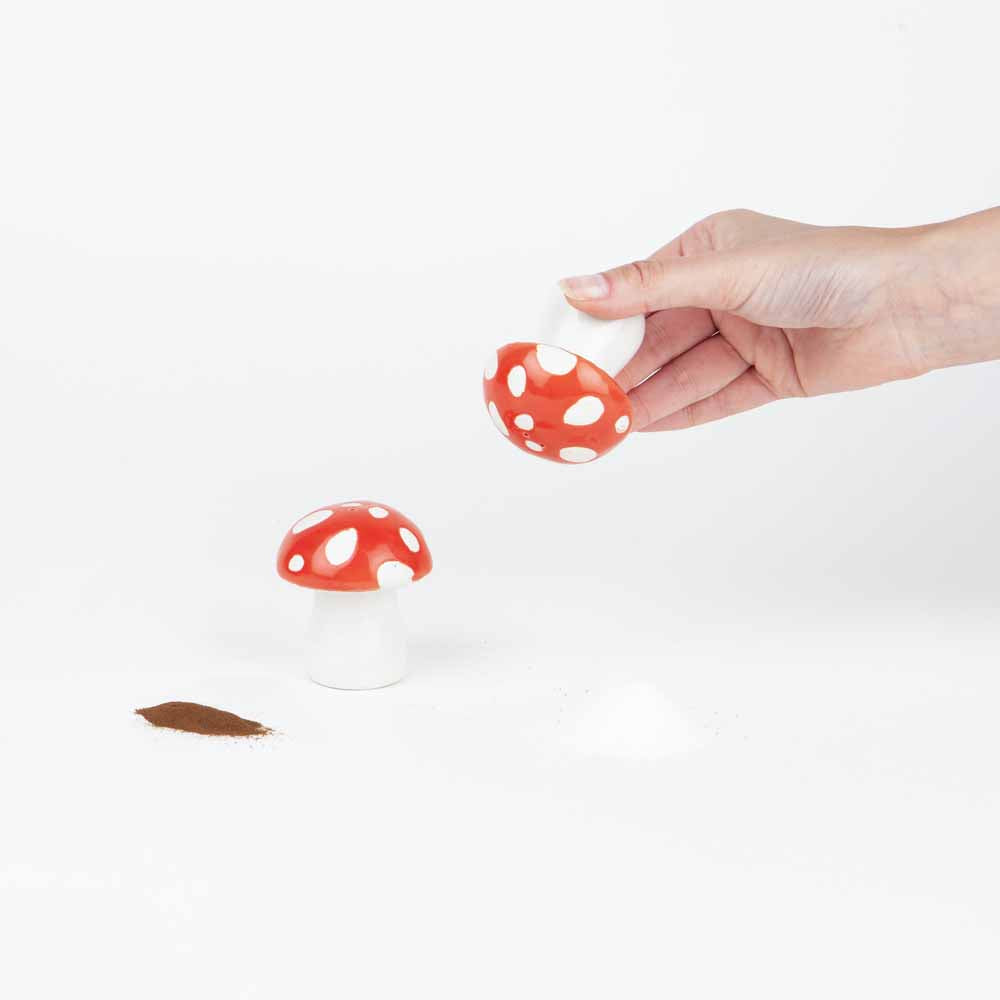 סט מלח פלפל אדום לבן - פטריה