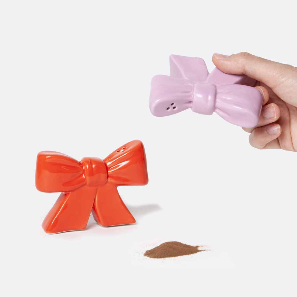 סט מלח פלפל ורוד אדום - פפיון