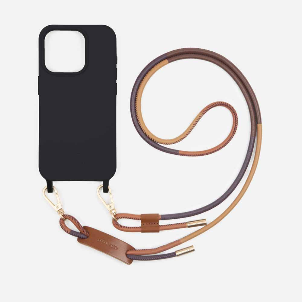 שרשרת עור לטלפון נייד NOGA קוניאק