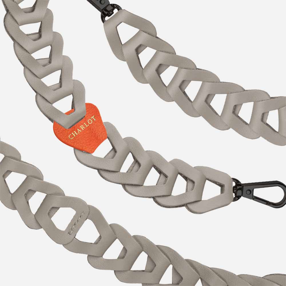 שרשרת עור לטלפון נייד MEL אפור