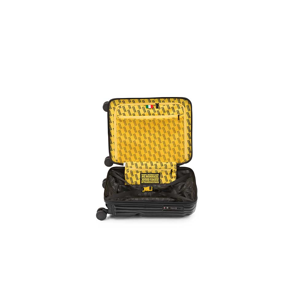 Suitcase STRIPE S Black