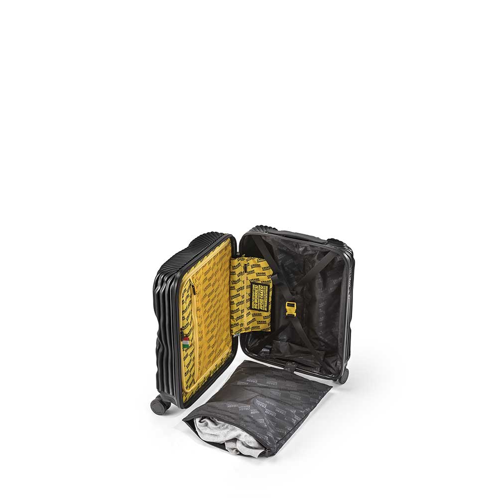 Suitcase STRIPE S Black