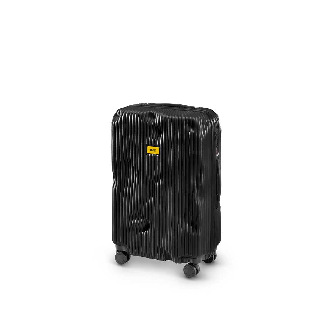 Suitcase STRIPE M Black
