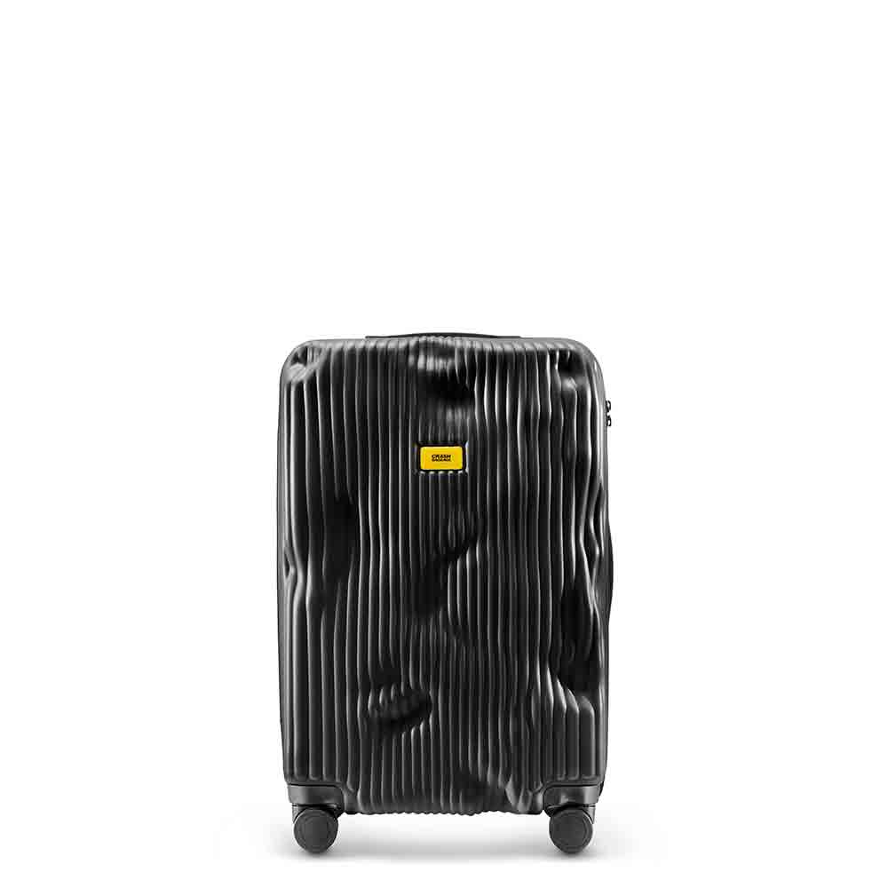 Suitcase STRIPE M Black