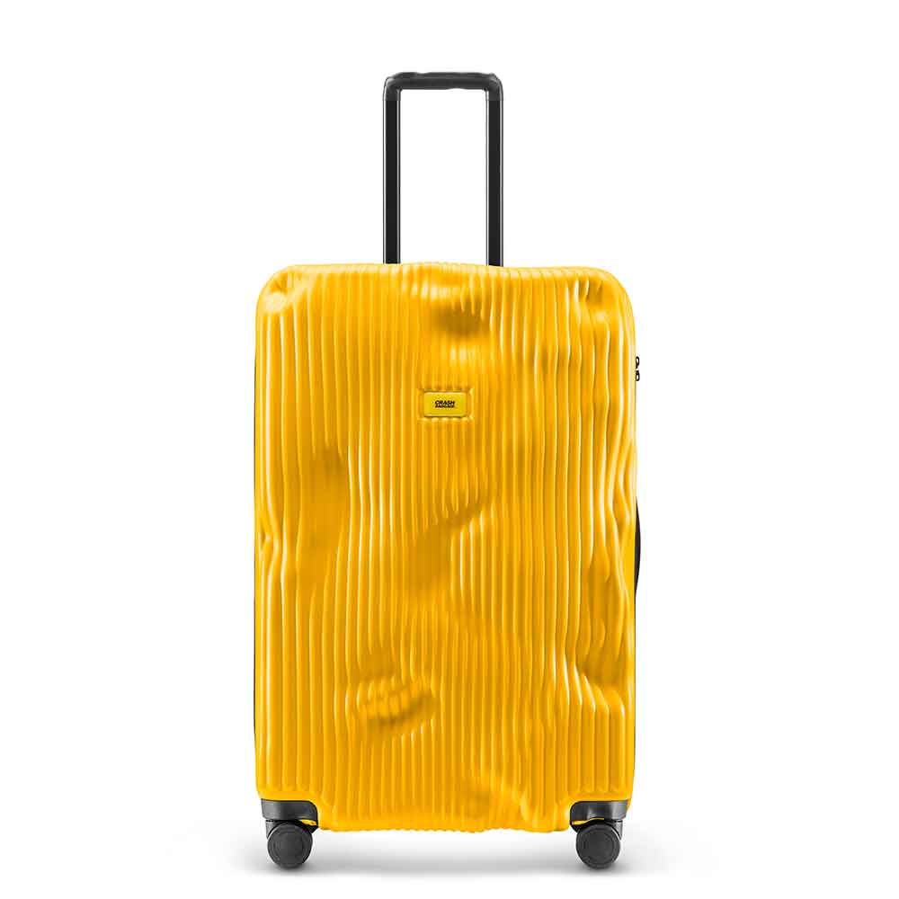 STRIPE L Suitcase Yellow