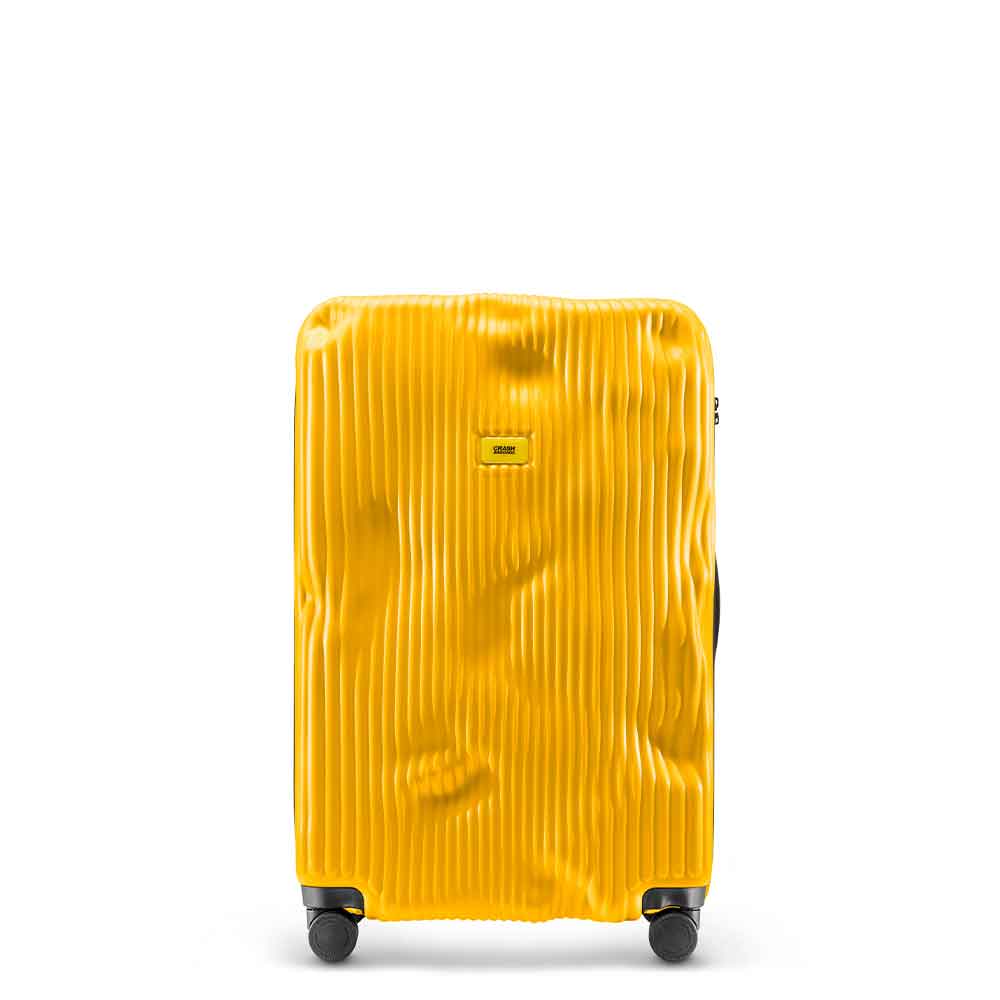 STRIPE L Suitcase Yellow