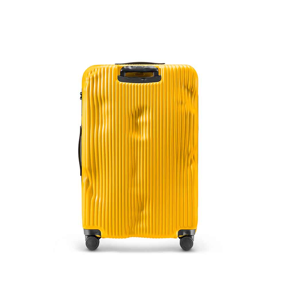 STRIPE L Suitcase Yellow
