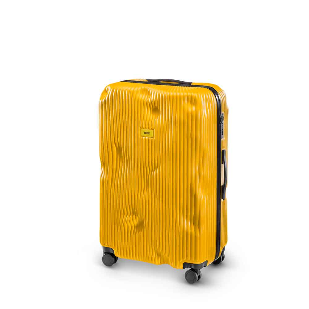 STRIPE L Suitcase Yellow