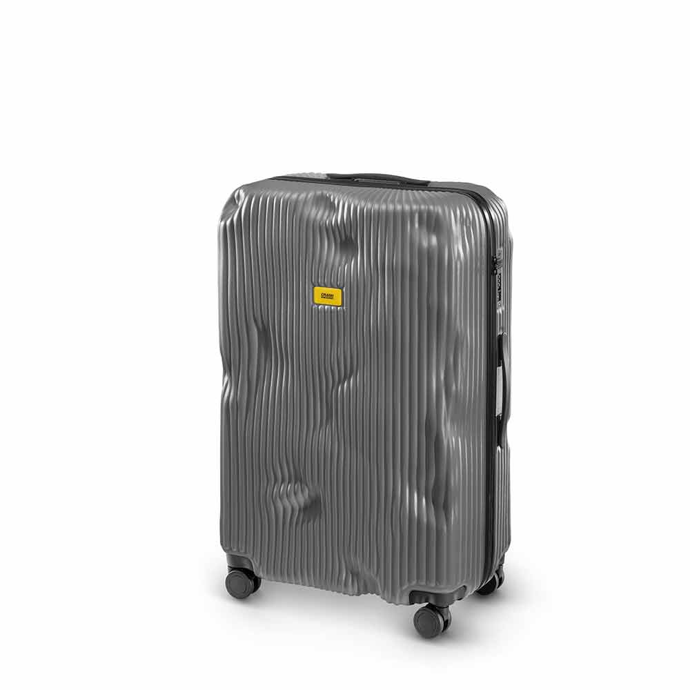 STRIPE L Suitcase Gray