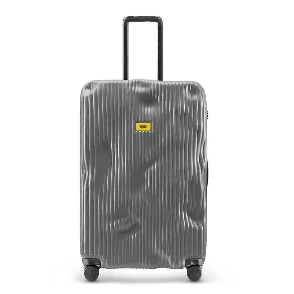 STRIPE L Suitcase Gray