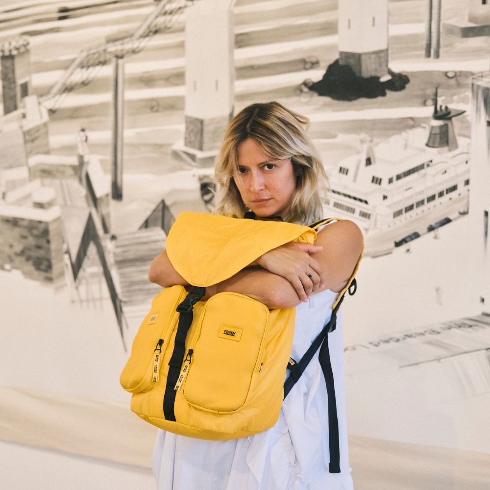 CNC Yellow 2-Pocket Backpack