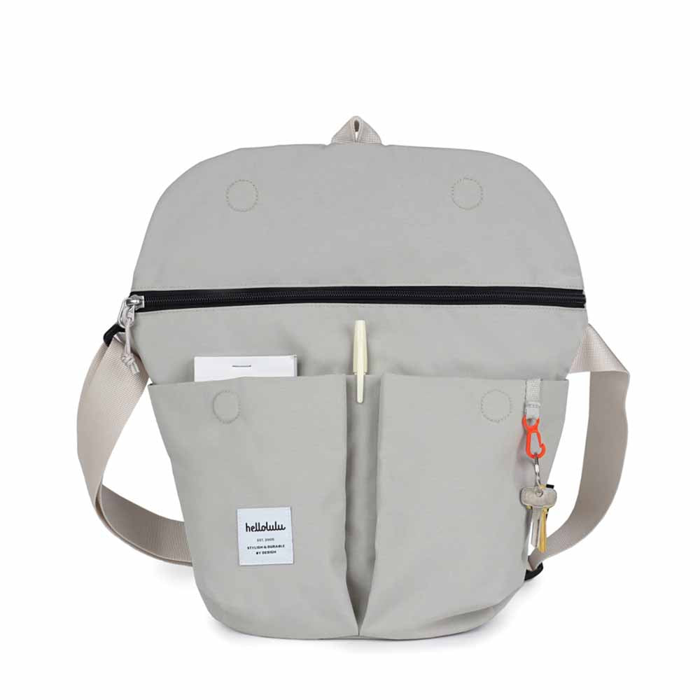 תיק צד KASEN אפור בהיר