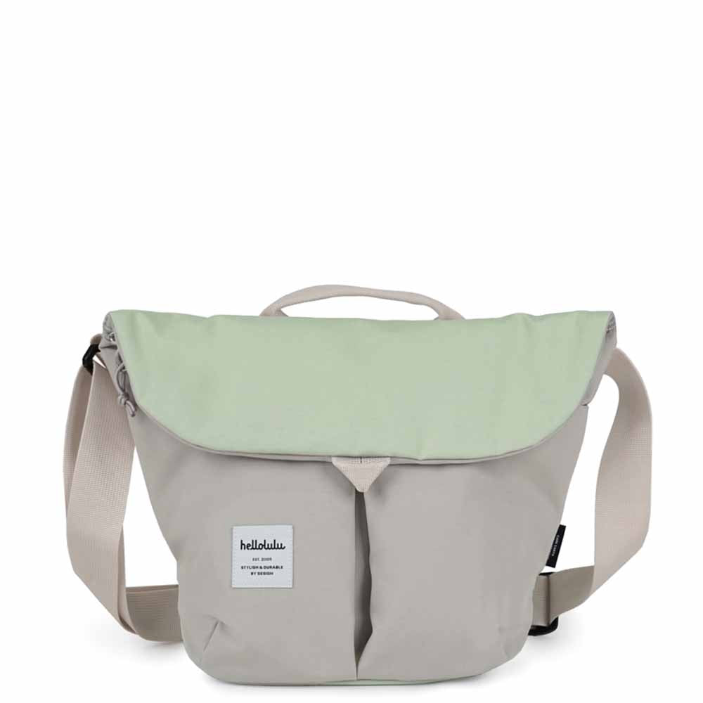 תיק צד KASEN מנטה/ אפור בהיר