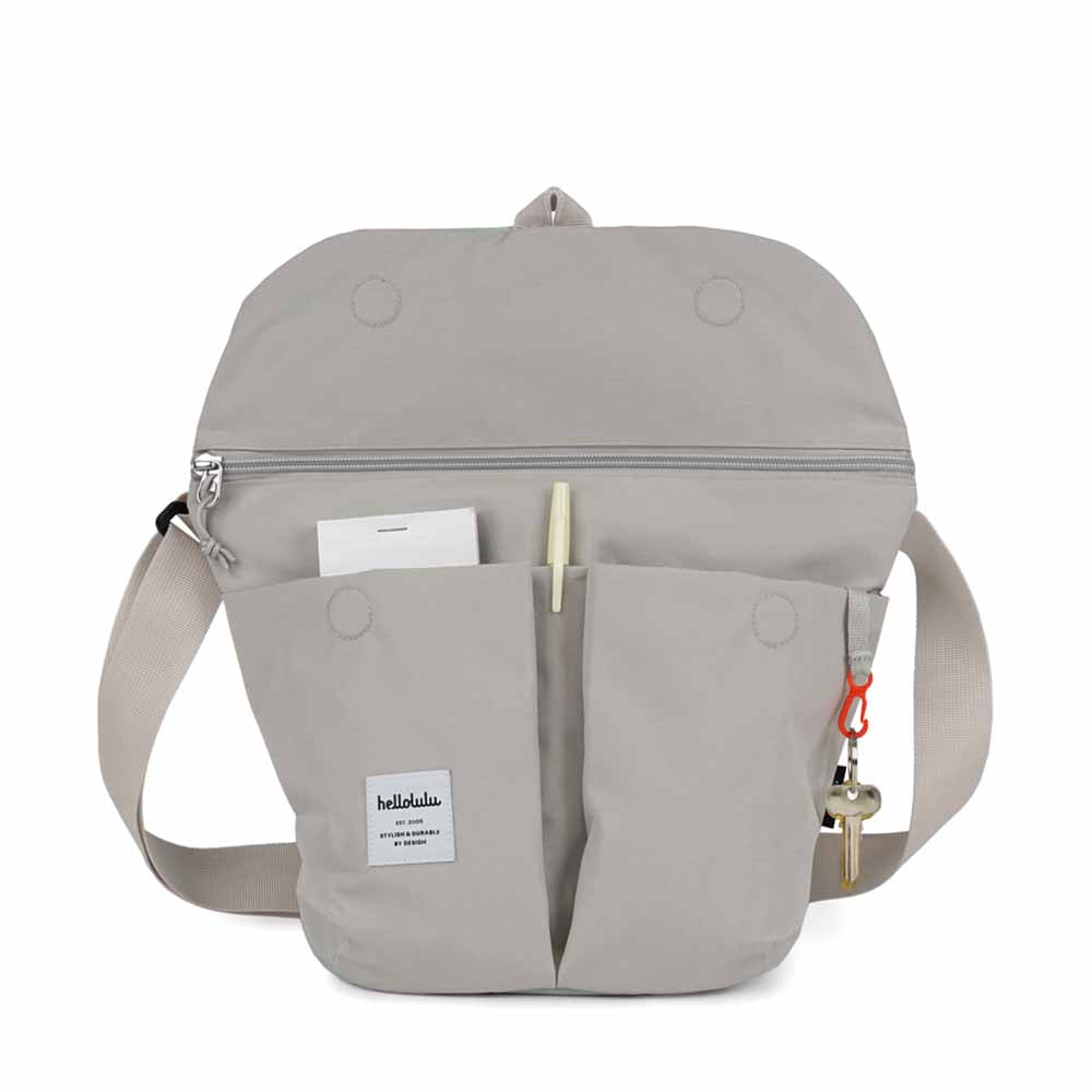 תיק צד KASEN מנטה/ אפור בהיר