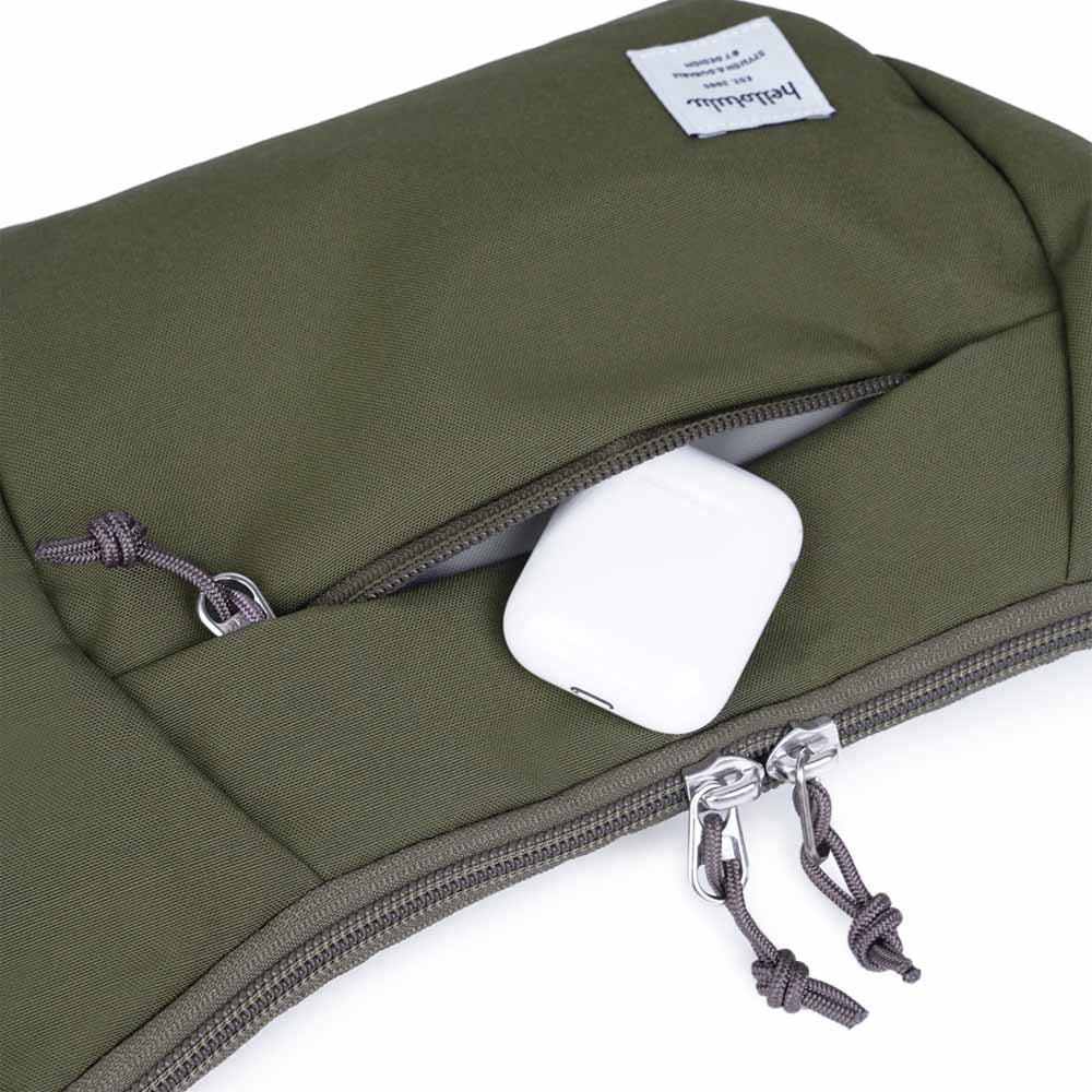 תיק צד קטן CORA ירוק זית