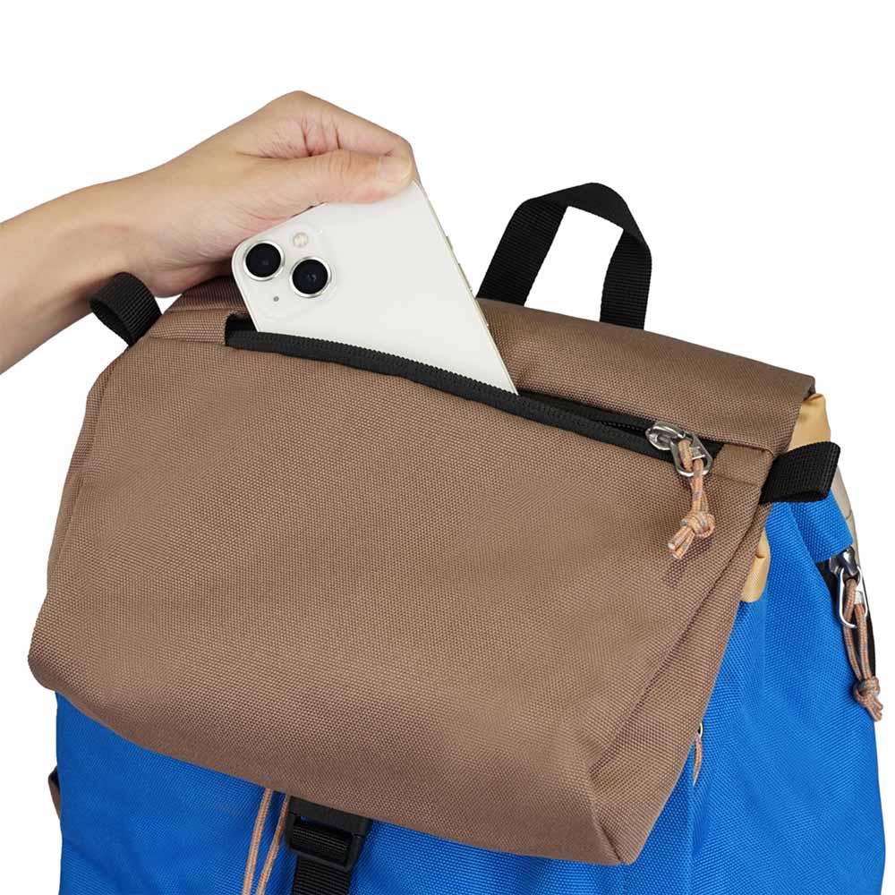 תיק גב SARO כחול / חום