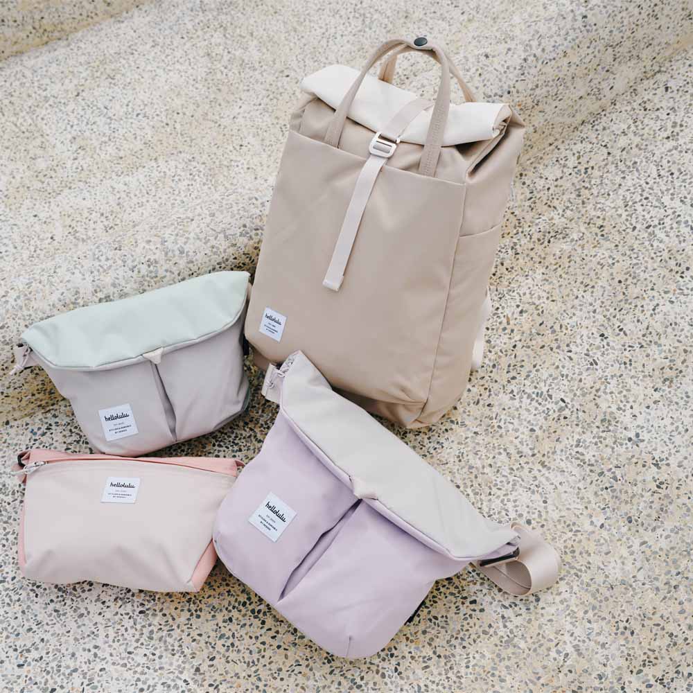 תיק צד KASEN מנטה/ אפור בהיר