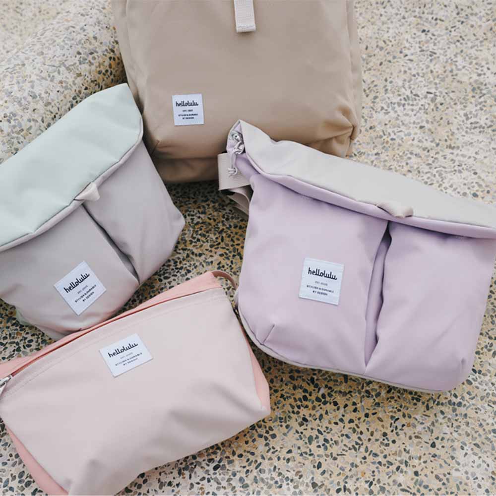 תיק צד KASEN מנטה/ אפור בהיר