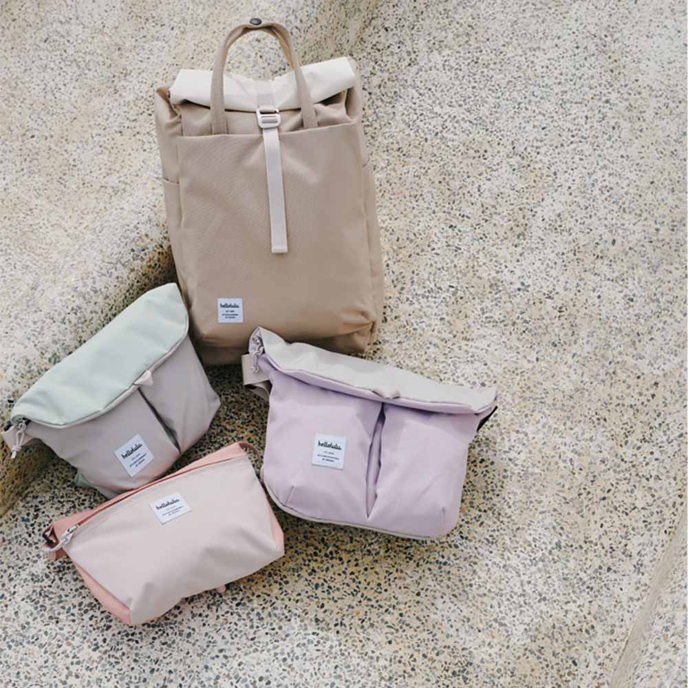 תיק צד KASEN מנטה/ אפור בהיר